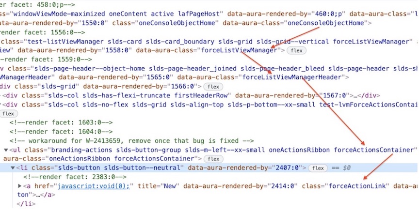 From root to element